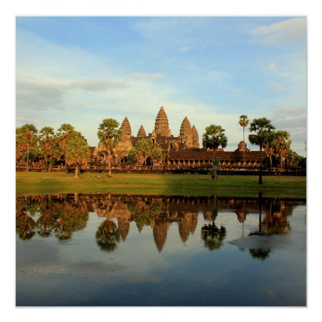 Poster Angkor Watt, Cambodge (Devant)
