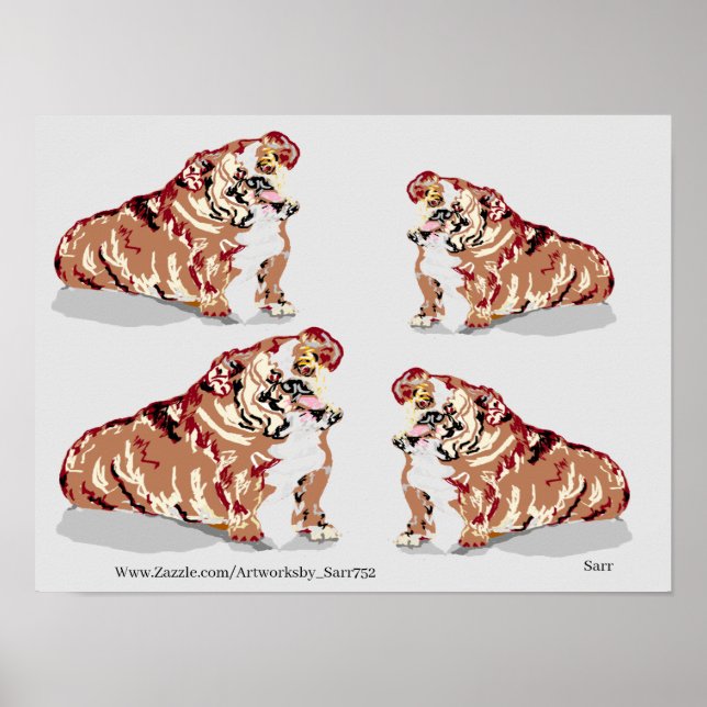 Poster : ANGLAIS BULL DOG (Devant)