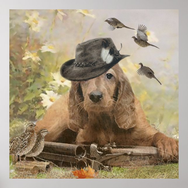 Poster Anglais Cocker Spaniel (Devant)