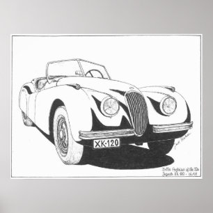 Poster Anglaises-Jaguar