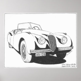 Poster Anglaises-Jaguar