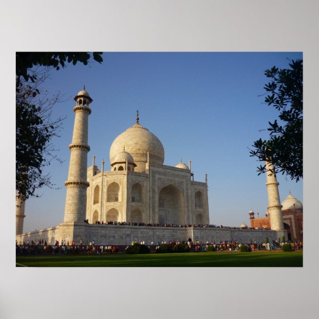 Poster angle taj mahal (Devant)