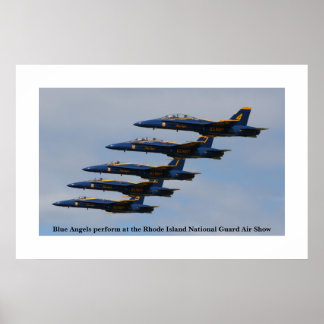 Poster Angles bleus