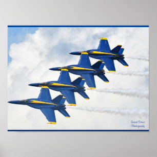 Poster Angles bleus 2