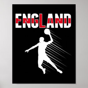Poster Angleterre Fans Skett Jersey Fier Anglais Sport Su