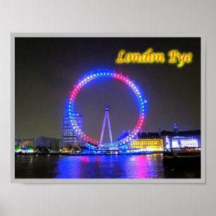 Poster Angleterre - London Eye -