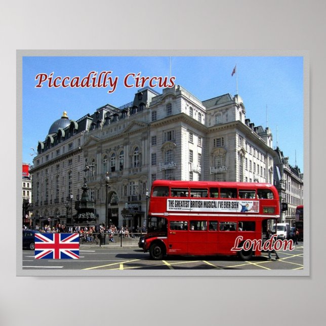 Poster Angleterre - Londres - Piccadilly Circus - (Devant)