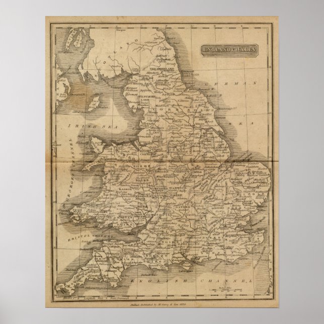 Poster Angleterre, Pays de Galles 4 (Devant)