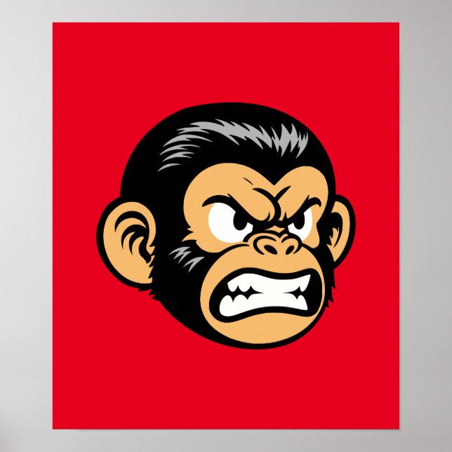 Poster Angry Ape (Devant)