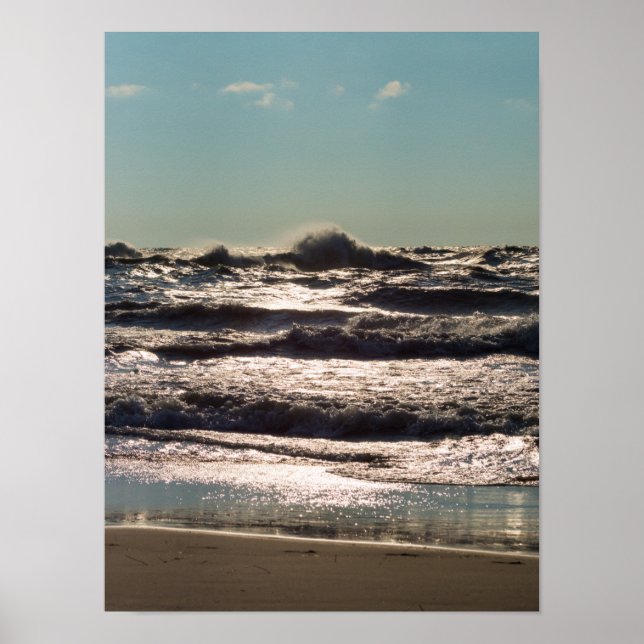 Poster Angry Lake Michigan (Devant)