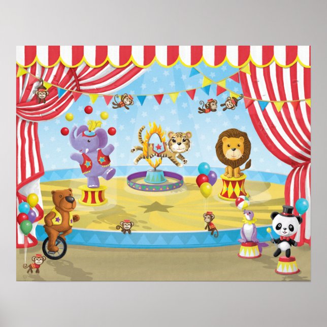 Poster Animal Circus (Devant)