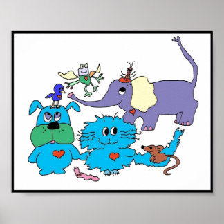 Poster animal mignon