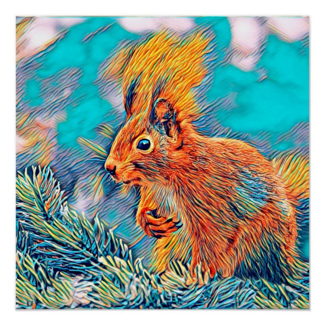 Poster AnimalMix_Squirrel_001_by_JAMColors (Devant)