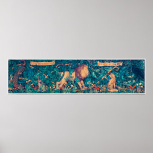 Poster Animals dans The Forest, William Morris
