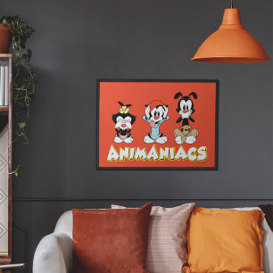 Poster Animaniacs Graphique de Warner Sibings "No Evil"