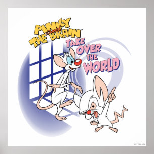 Poster Animaniacs   Reprendre Le Monde Graphique