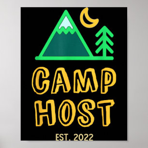 Poster Animateur de camp d'été 2022 Personnel d'encadreme