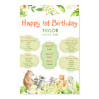 Animaux de verdure Fête des amis Joyeux anniversai