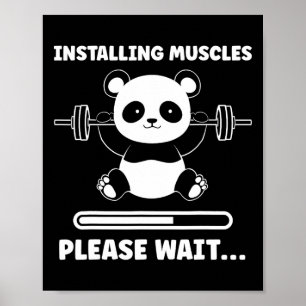Poster Animaux Installant Des Muscles Fitness Musculation