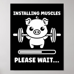 Poster Animaux Installation Muscles Fitness Musculation P