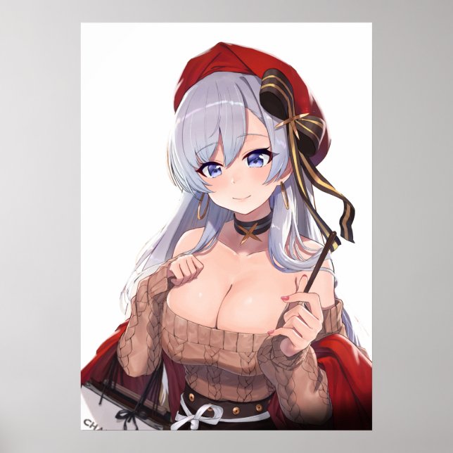 Poster Anime Beret Hottie (Devant)