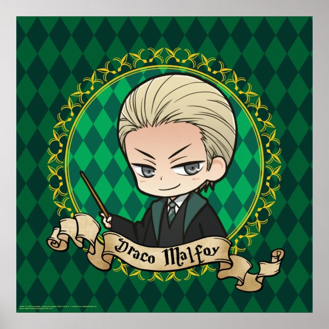 Poster Anime Draco Malfoy (Devant)