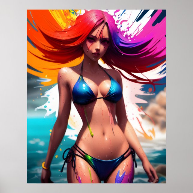 Poster Anime Girl (Devant)
