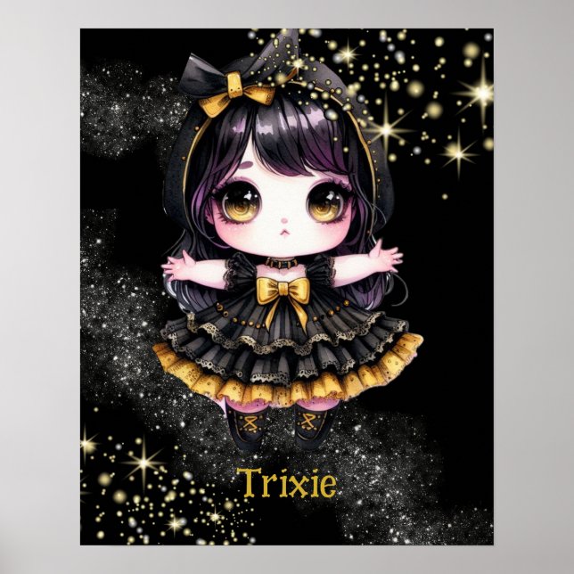 POSTER | Anime Girls Goth Cute Custom Kawaii (Front)