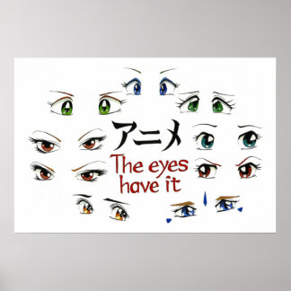 Poster Anime : Les Yeux L'Ont