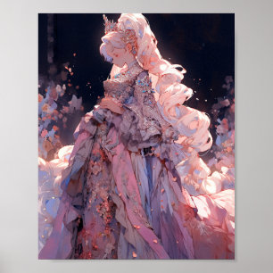 Poster Anime Princess Imaginaire Art