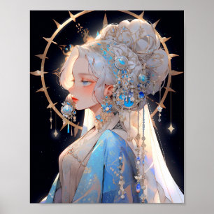 Poster Anime Princess Imaginaire Art