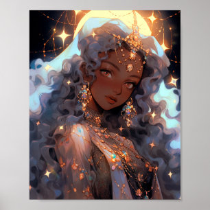 Poster Anime Princess Imaginaire Art