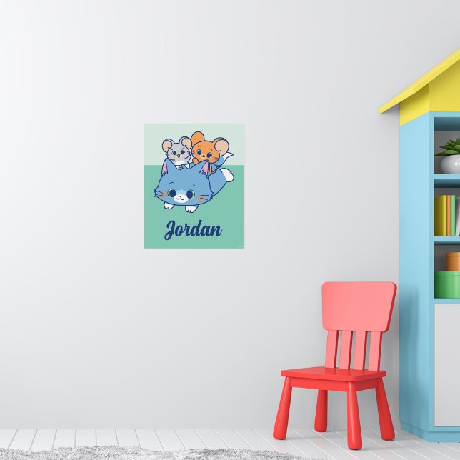 Poster Anime Tom, Jerry et Tuffy (Pépinière 1)