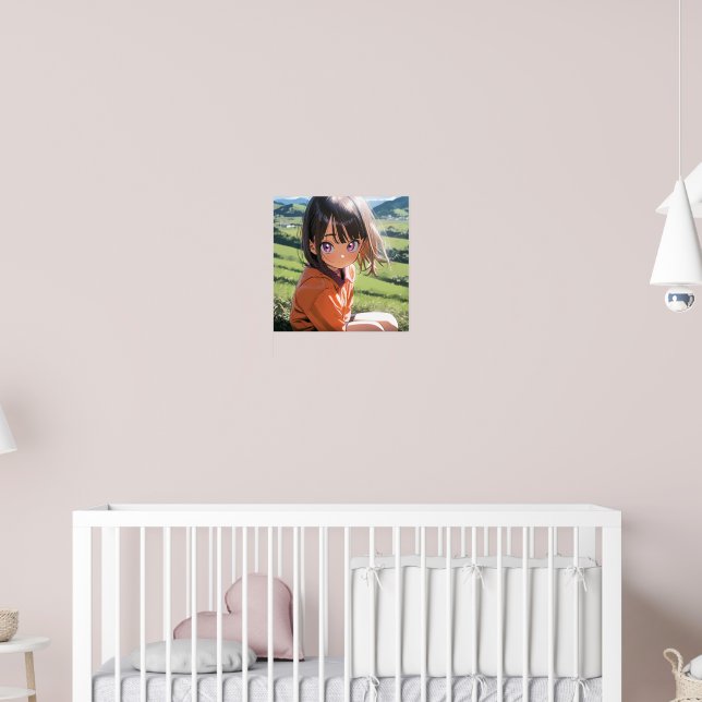 Poster Anime Youngster dans la nature (Pépinière 2)
