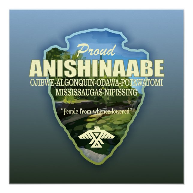 Poster Anishinaabe (flèche) (Devant)