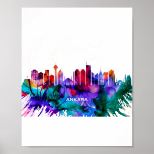 Poster Ankara Skyline