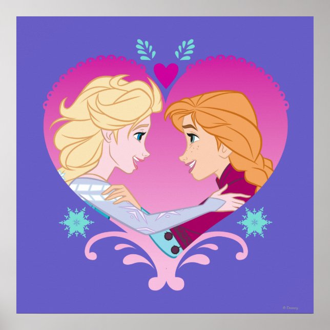 Poster Anna et Elsa | Forte obligation (Devant)