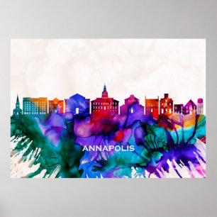 Poster Annapolis Skyline