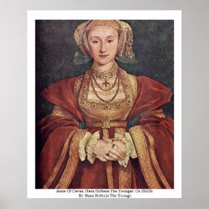 Poster Anne Of Cleves. Hans Holbein Le Jeune