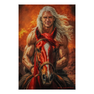 Poster Année du Cheval de Feu : Force & Passion