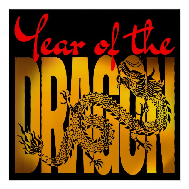Poster Année du dragon (Devant)