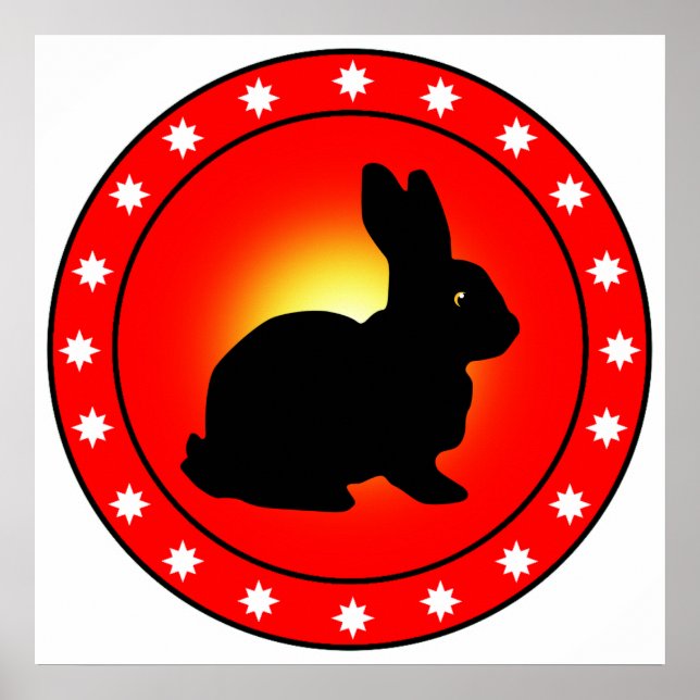 Poster Année du lapin (Devant)