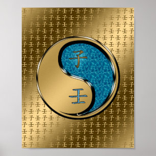 Poster Année du taux d'eau