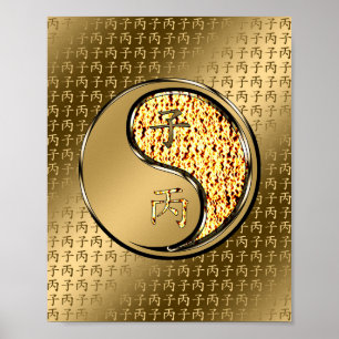 Poster Année du taux d'incendie