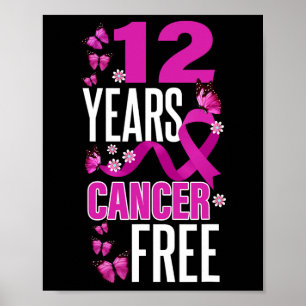 Poster Année sans cancer pour la sensibilisation au cance