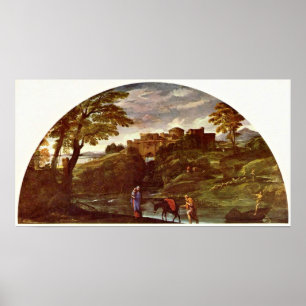 Poster Annibale Carracci - La fuite en Egypte