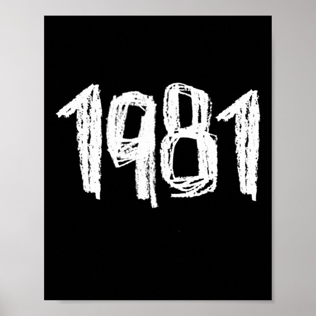 Poster Anniversaire 1981 (Devant)