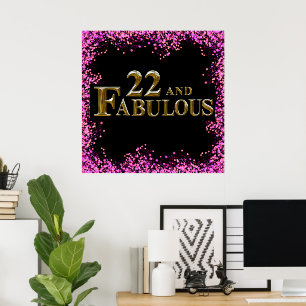 Poster Anniversaire 22 ans