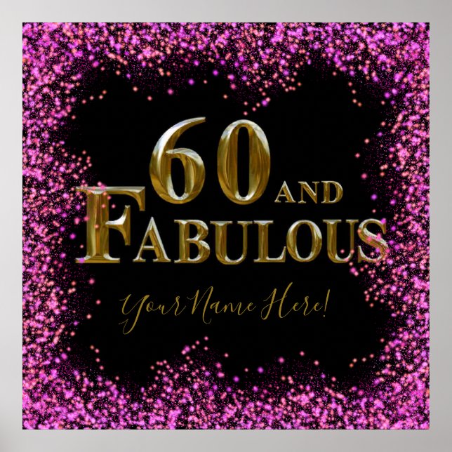 Poster Anniversaire 60 ans (Devant)