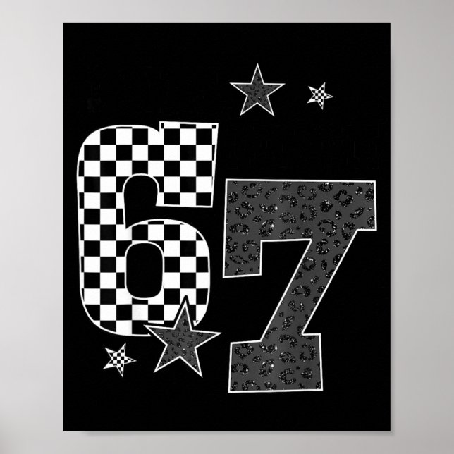 Poster Anniversaire 7 Ans J'avais 6 Ans Maintenant J'ai 7 (Devant)